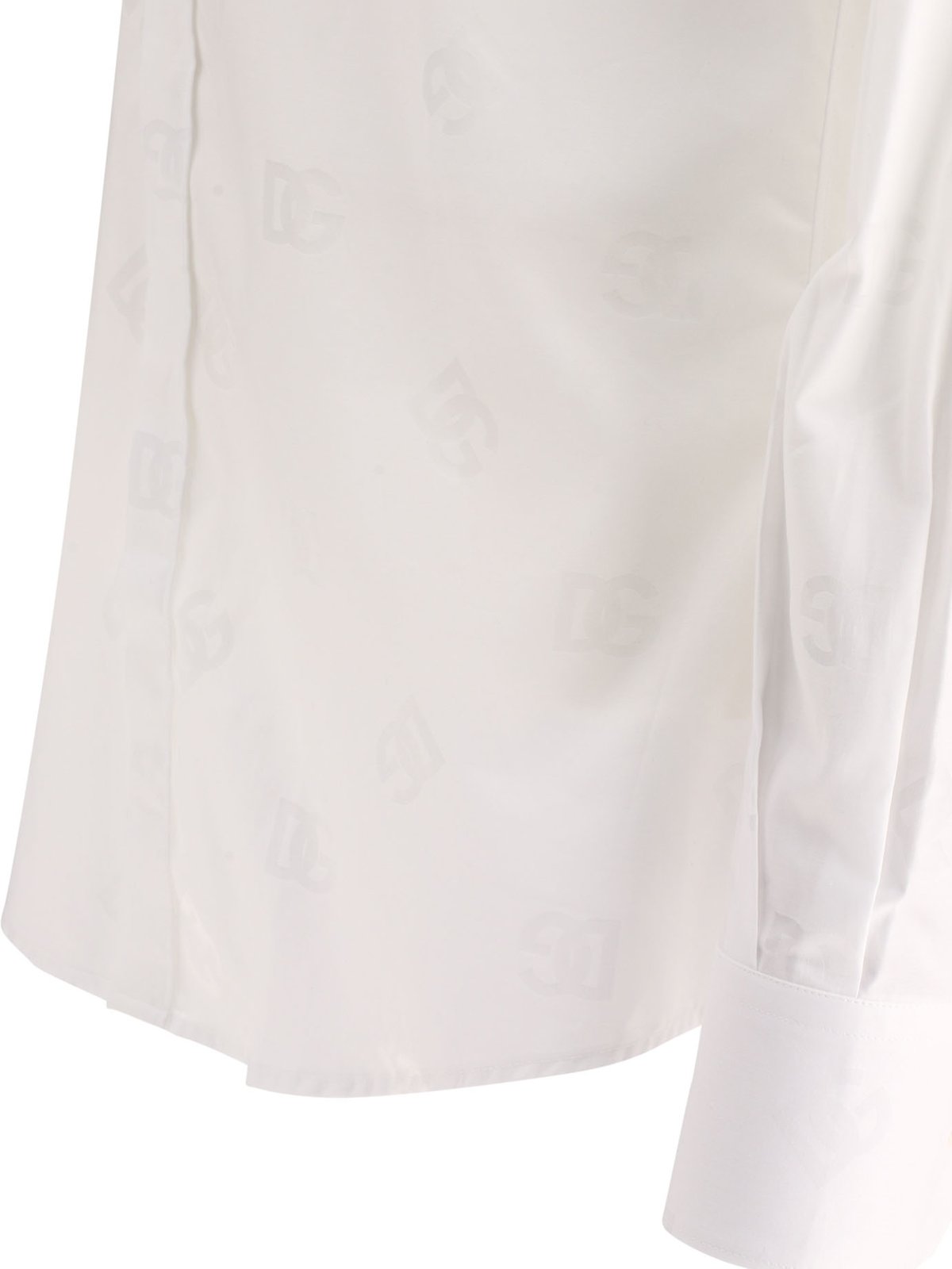 Dolce & Gabbana DG Monogram Jacquard Martini-Fit Shirt