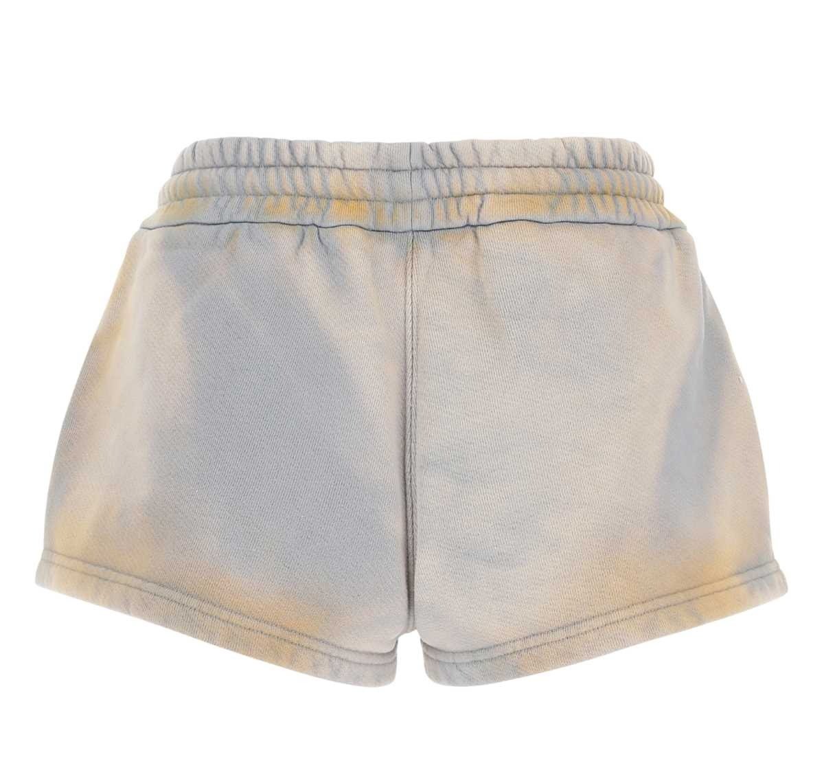 Off-White Drawstring High Waist Shorts