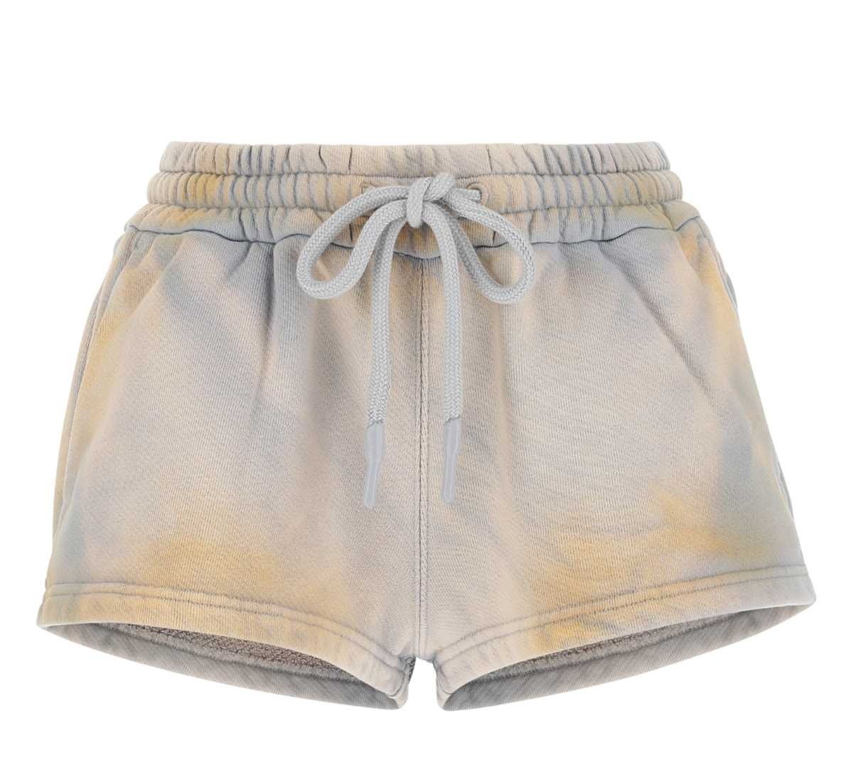 Off-White Drawstring High Waist Shorts