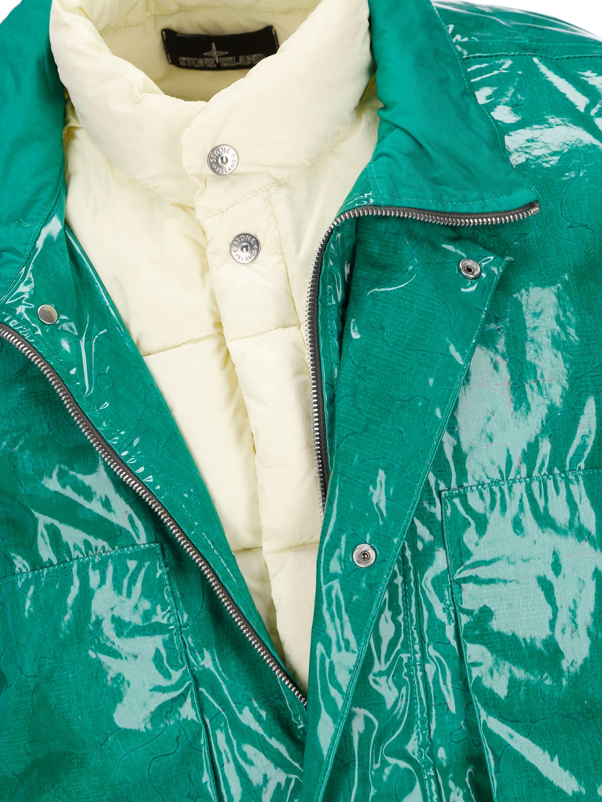 Stone Island Shadow Project Laminated Padded Jacket