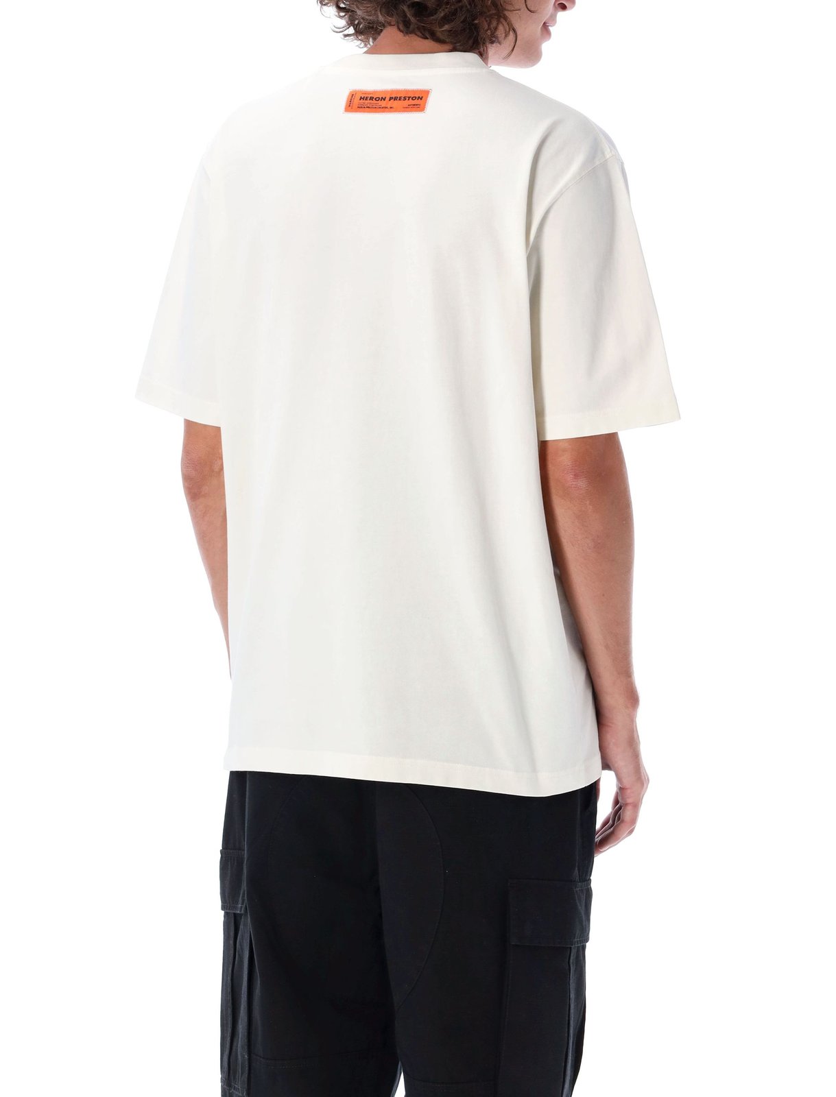 Heron Preston Logo Embroidered Crewneck T-Shirt