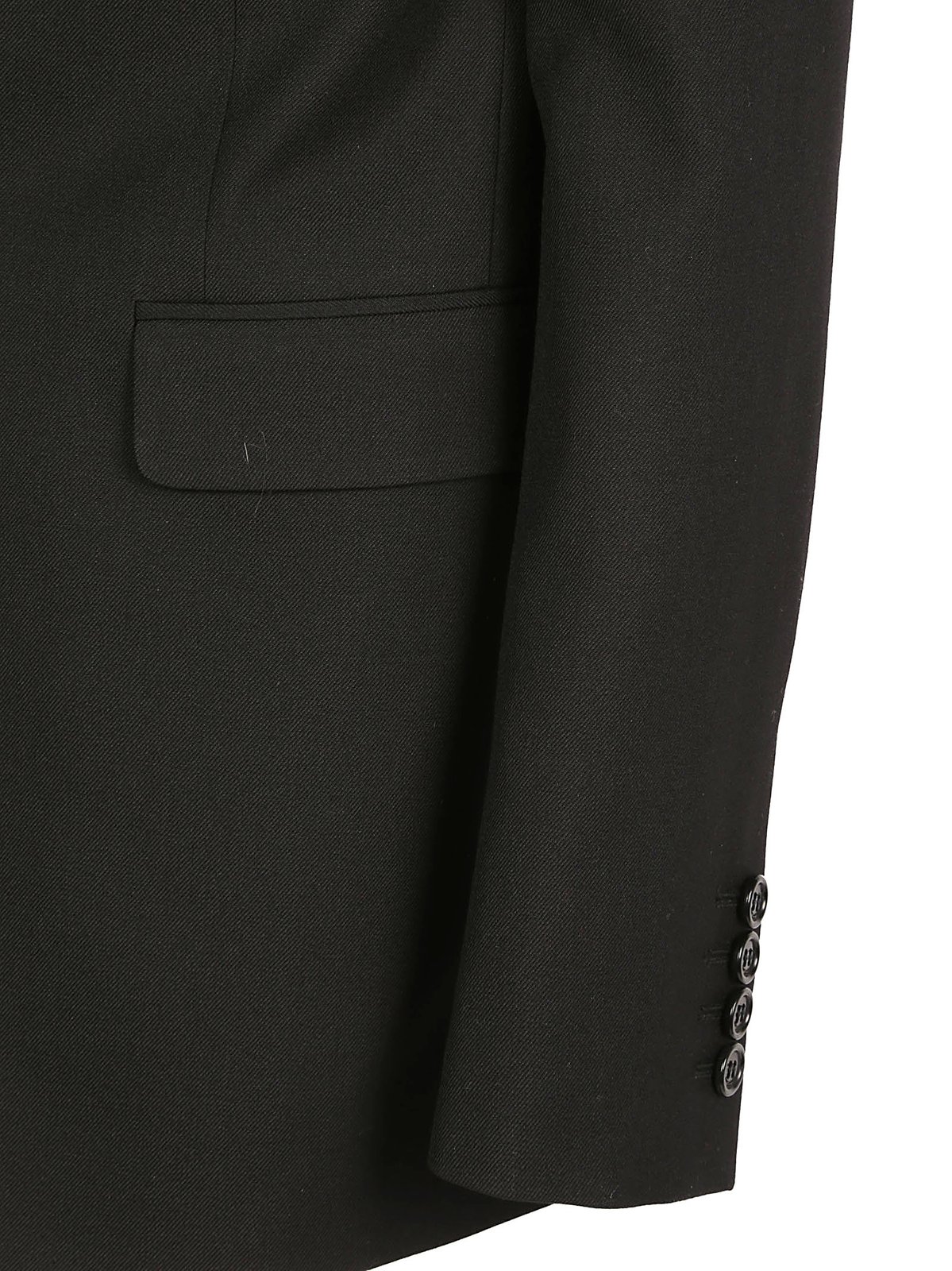 Saint Laurent Single-Breasted Long-Sleeved Blazer
