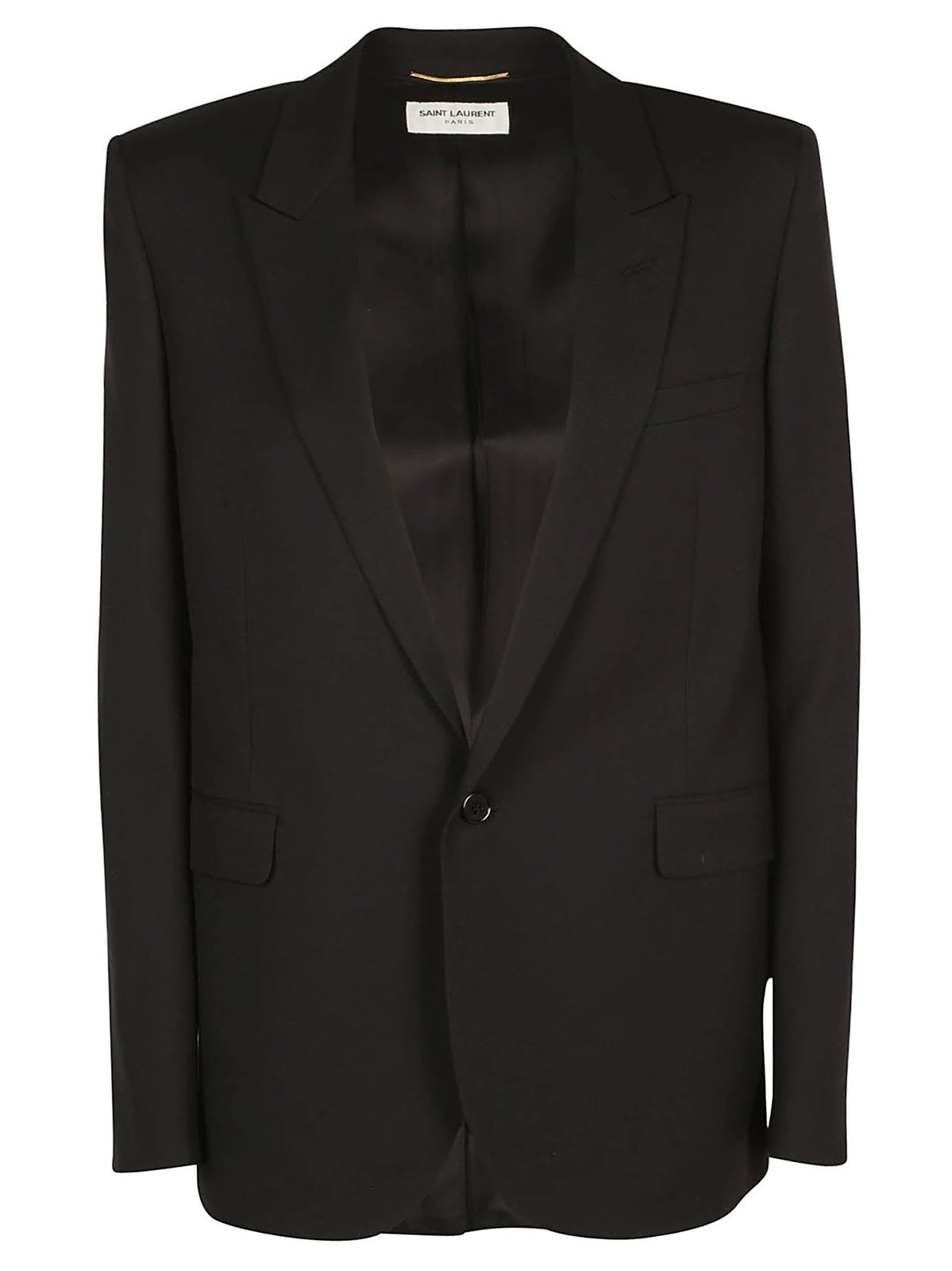Saint Laurent Single-Breasted Long-Sleeved Blazer