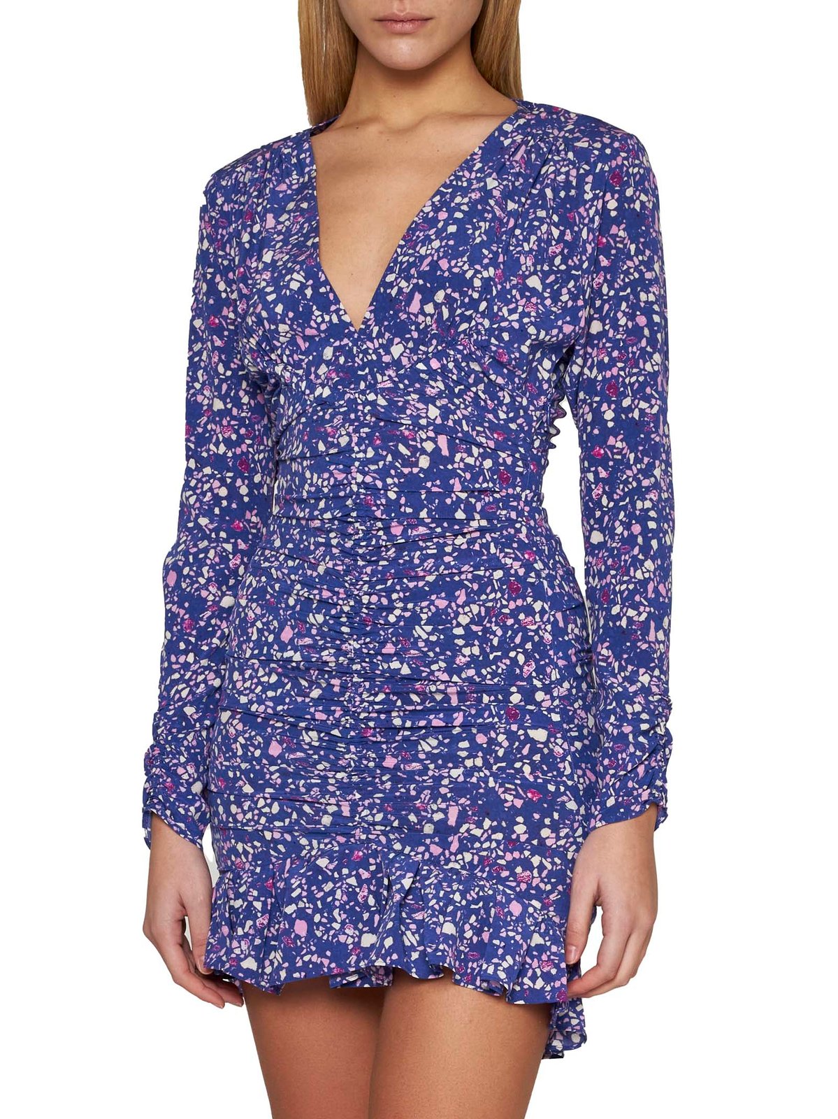 Isabel Marant Lara V-Neck Long Sleeved Dress 3 Isabel Marant Lara V-Neck Long Sleeved Dress
