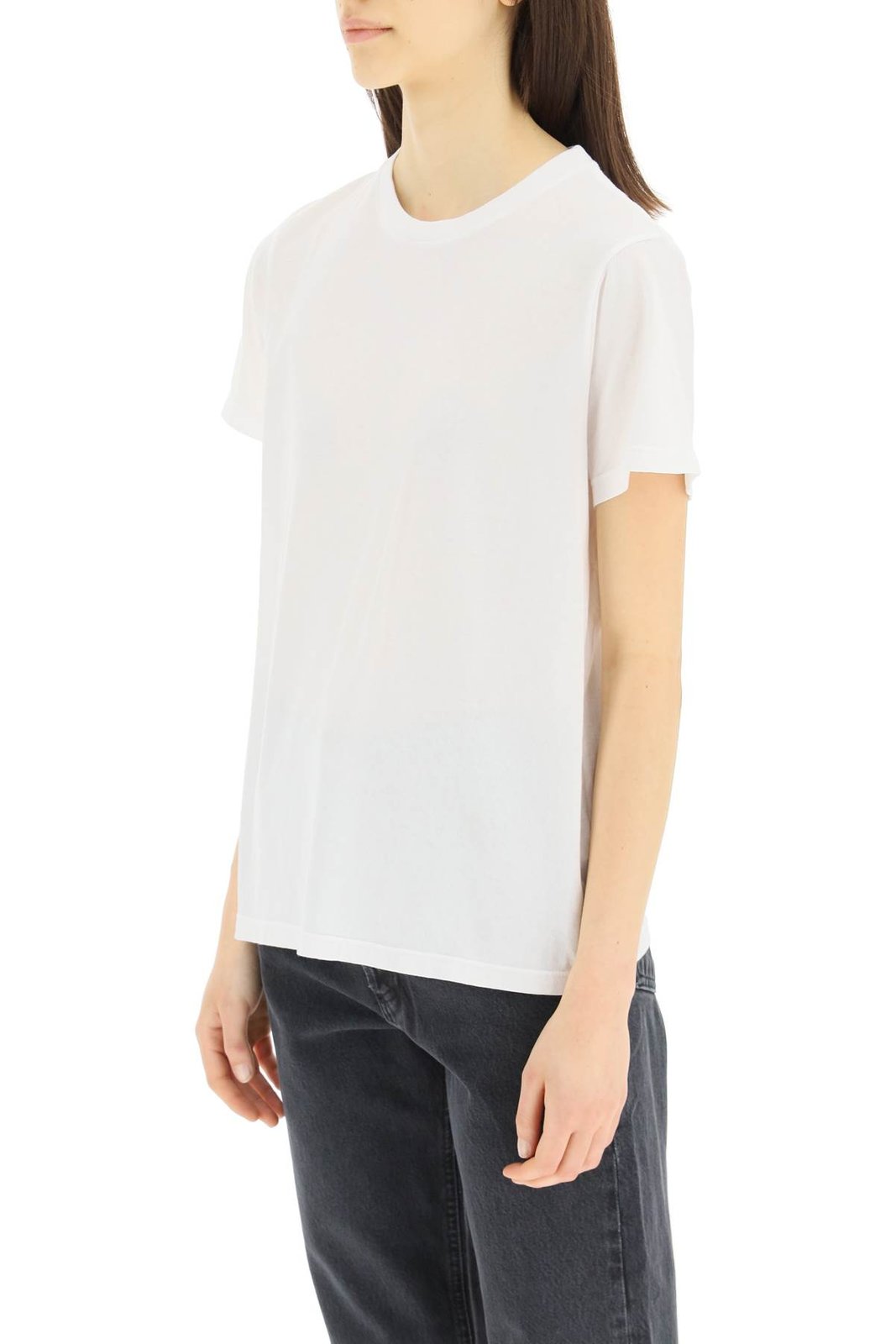 AGOLDE Round Neck Short-Sleeved T-Shirt