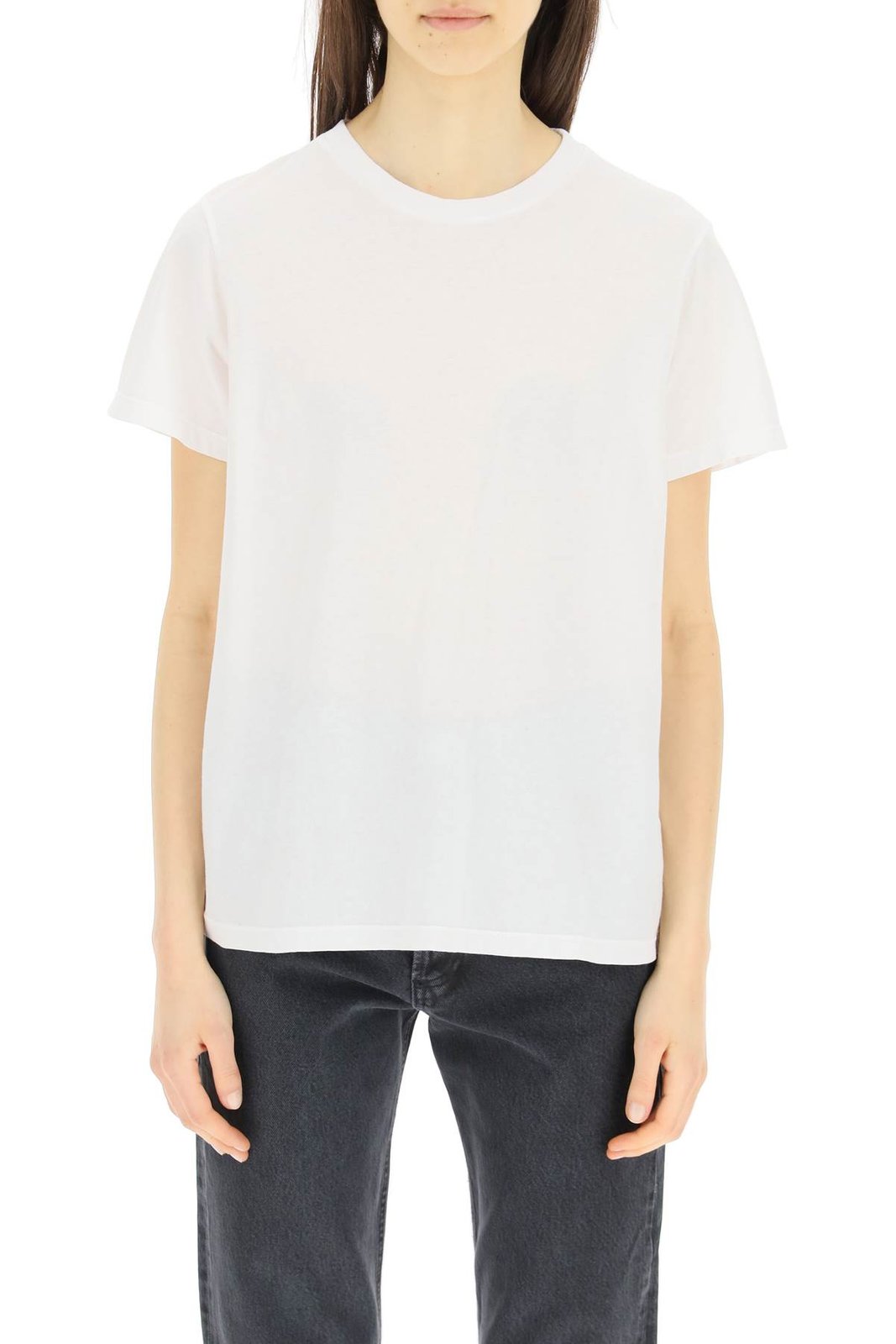 AGOLDE Round Neck Short-Sleeved T-Shirt