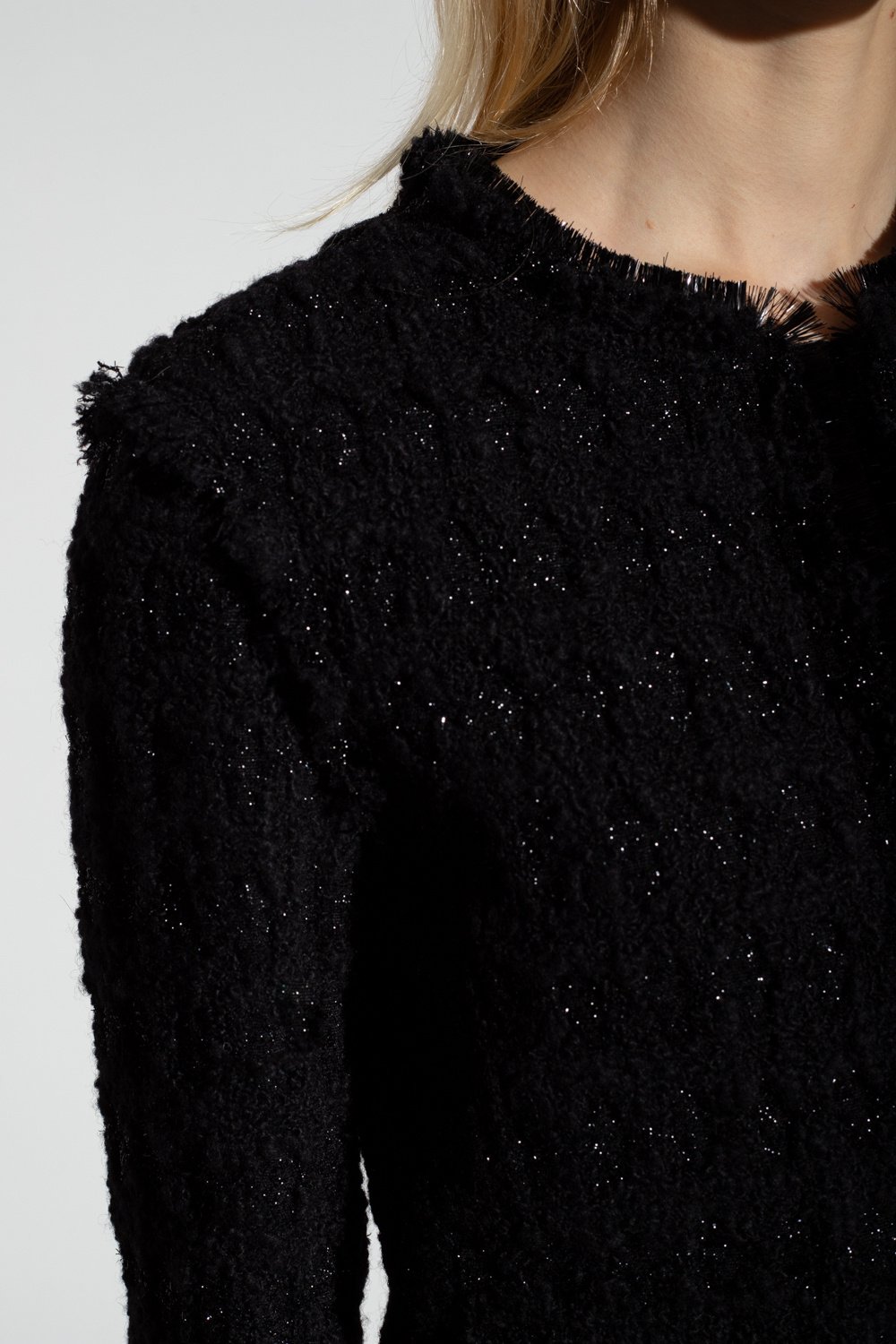 Tory Burch Tweed Roundneck Jacket