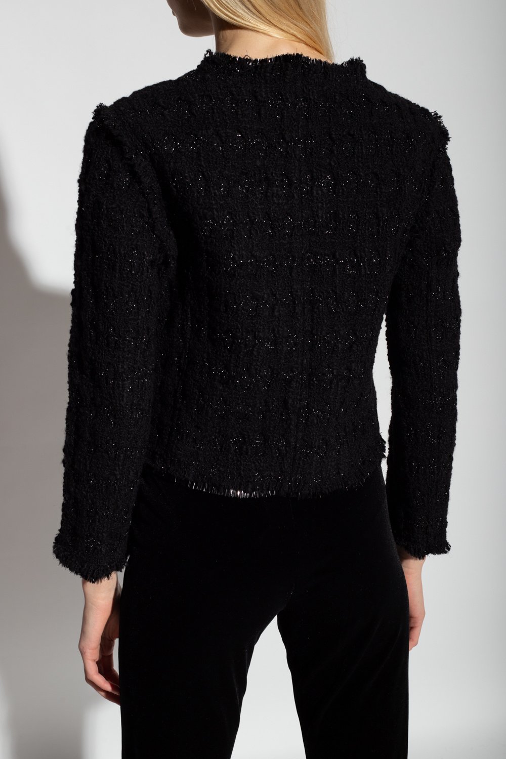 Tory Burch Tweed Roundneck Jacket