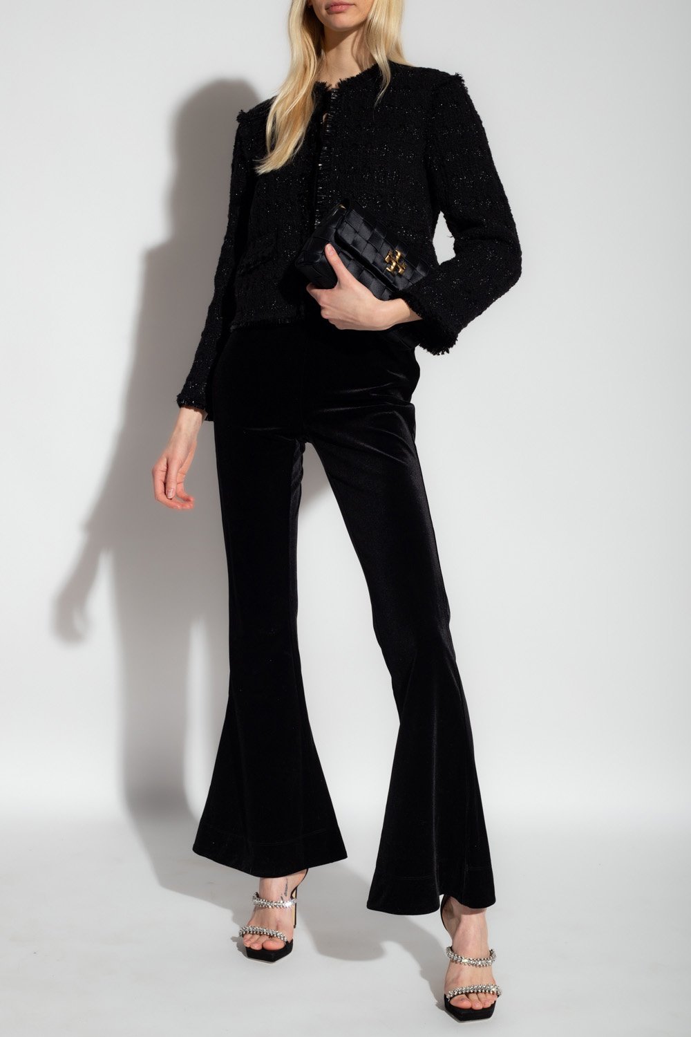 Tory Burch Tweed Roundneck Jacket