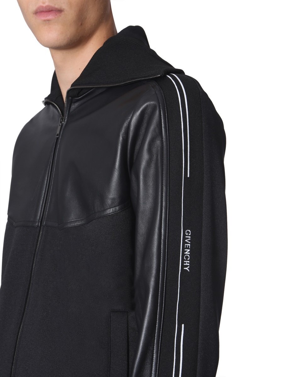 Givenchy Logo Tape Panelled Jacket