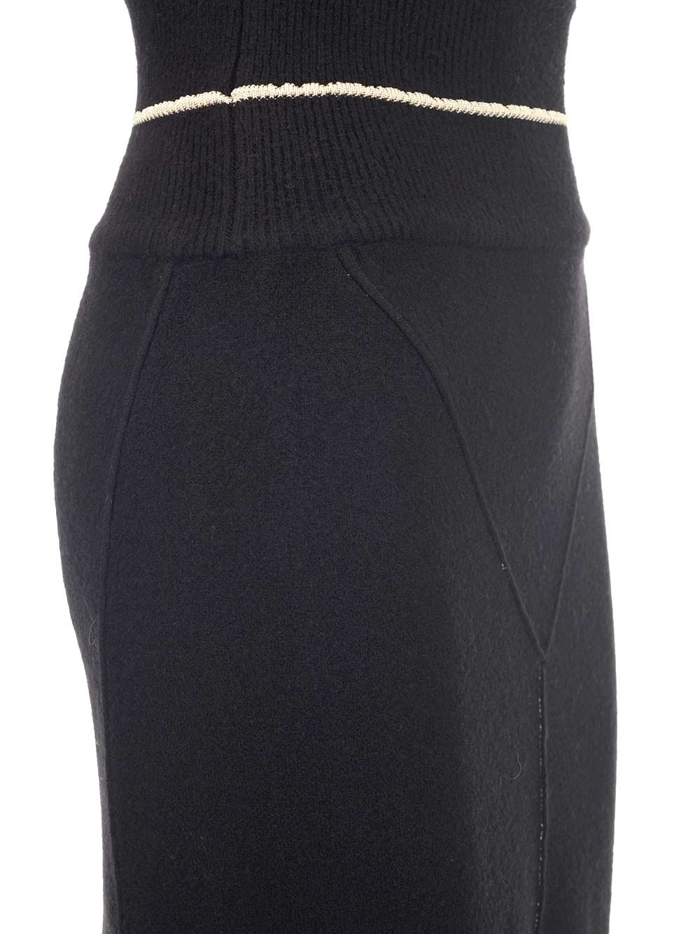 Moncler 1952 Front-Slit Knitted Midi Skirt 1 Moncler 1952 Front-Slit Knitted Midi Skirt
