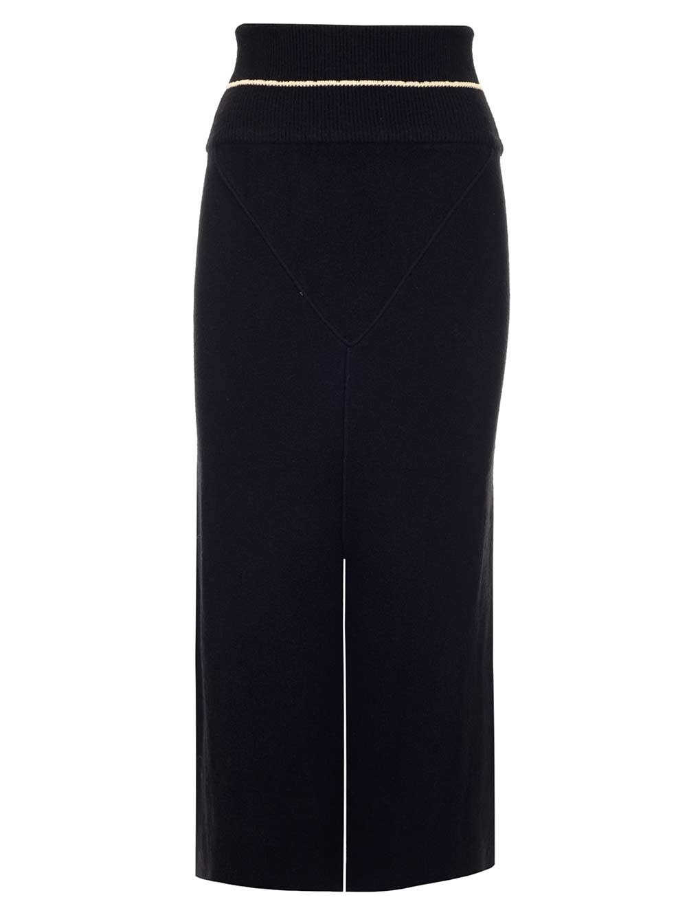 Moncler 1952 Front-Slit Knitted Midi Skirt 2 Moncler 1952 Front-Slit Knitted Midi Skirt
