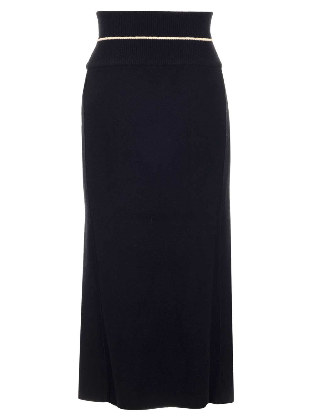 Moncler 1952 Front-Slit Knitted Midi Skirt 3 Moncler 1952 Front-Slit Knitted Midi Skirt