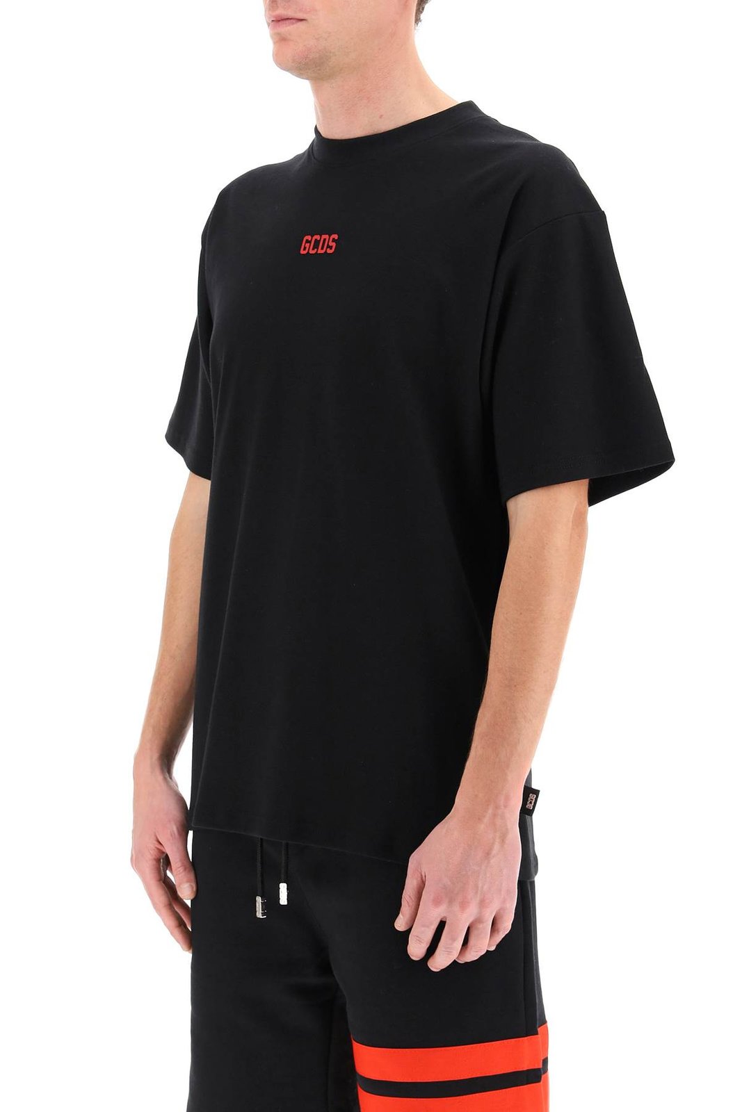 GCDS Logo Detailed Crewneck T-Shirt 6 GCDS Logo Detailed Crewneck T-Shirt