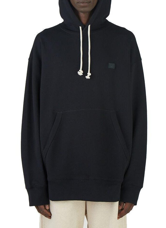 Acne Studios Face Patch Drawstring Hoodie