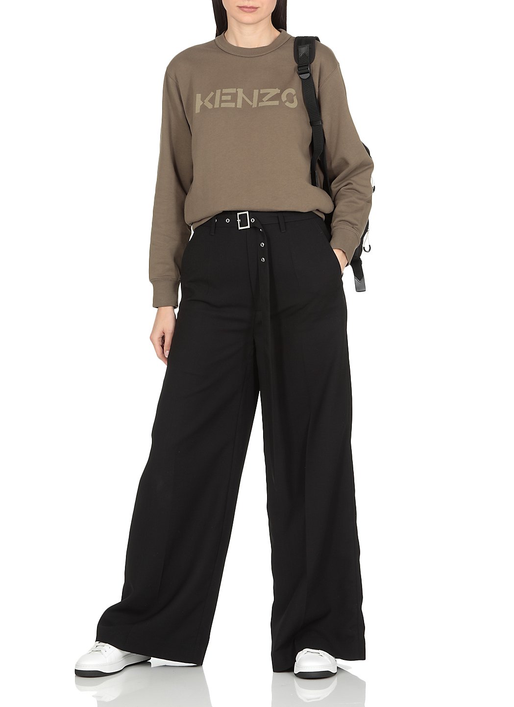 Kenzo Logo Printed Crewneck Sweatshirt