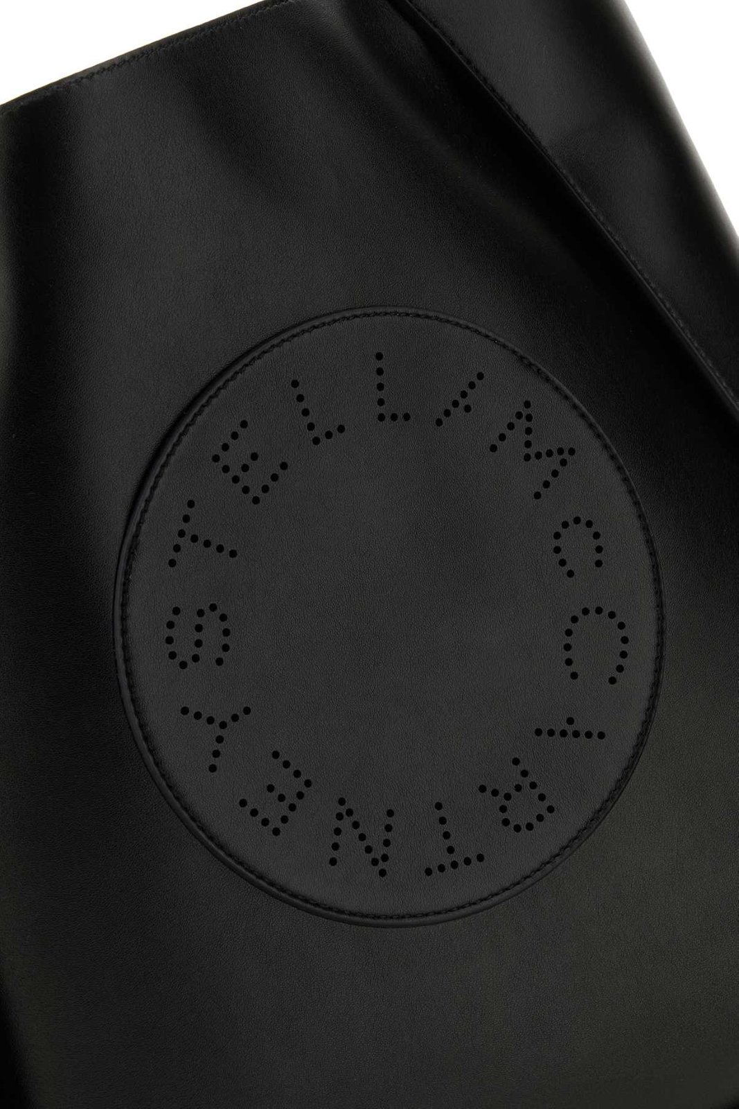 Stella McCartney Logo Perforated Open Top Tote Bag