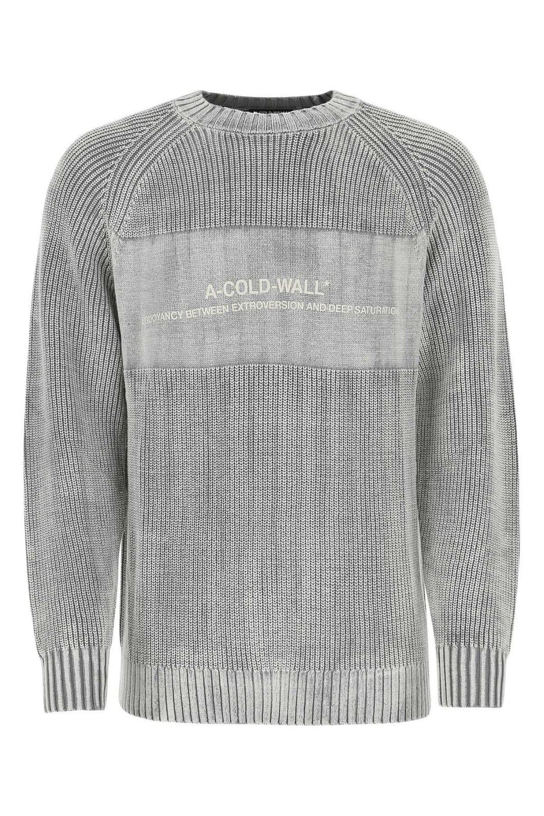 A-Cold-Wall* Ribbed-Knit Crewneck Sweater 2 A-Cold-Wall* Ribbed-Knit Crewneck Sweater