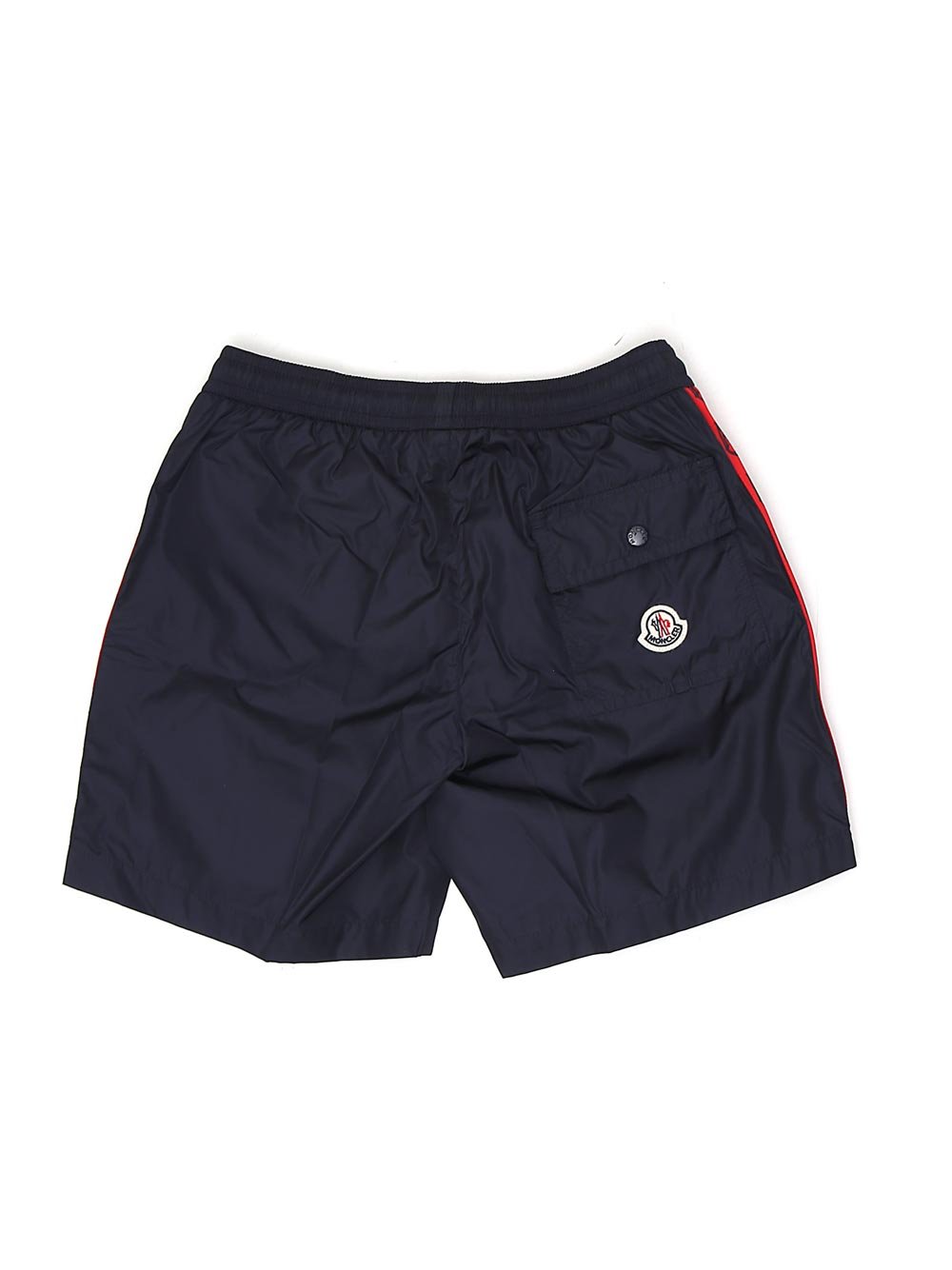 Moncler Enfant Logo Tape Swim Shorts