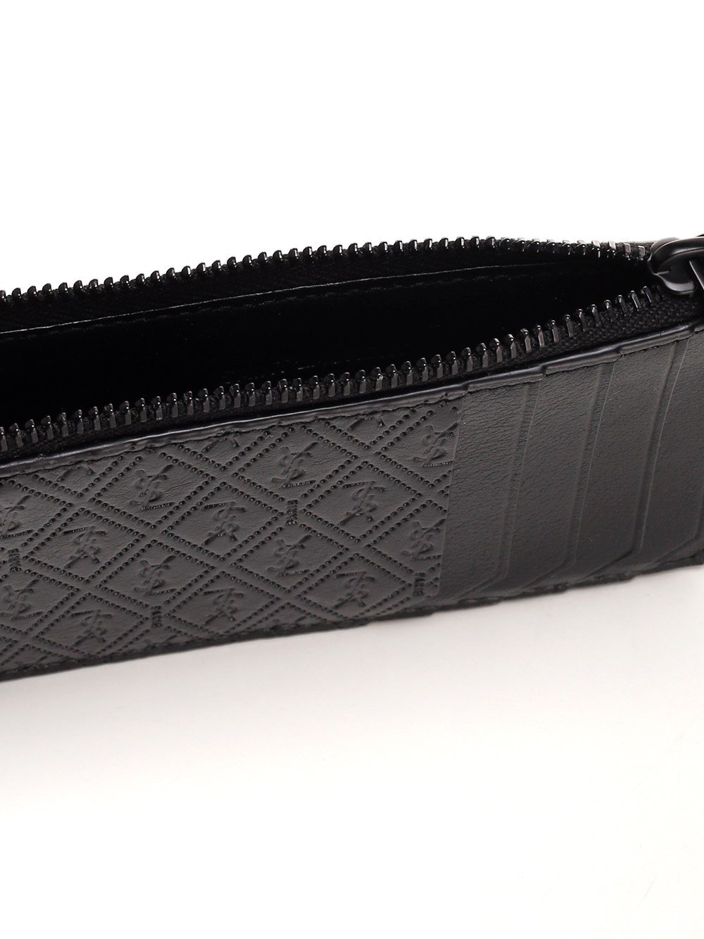 Saint Laurent Monogram Zipped Card Case