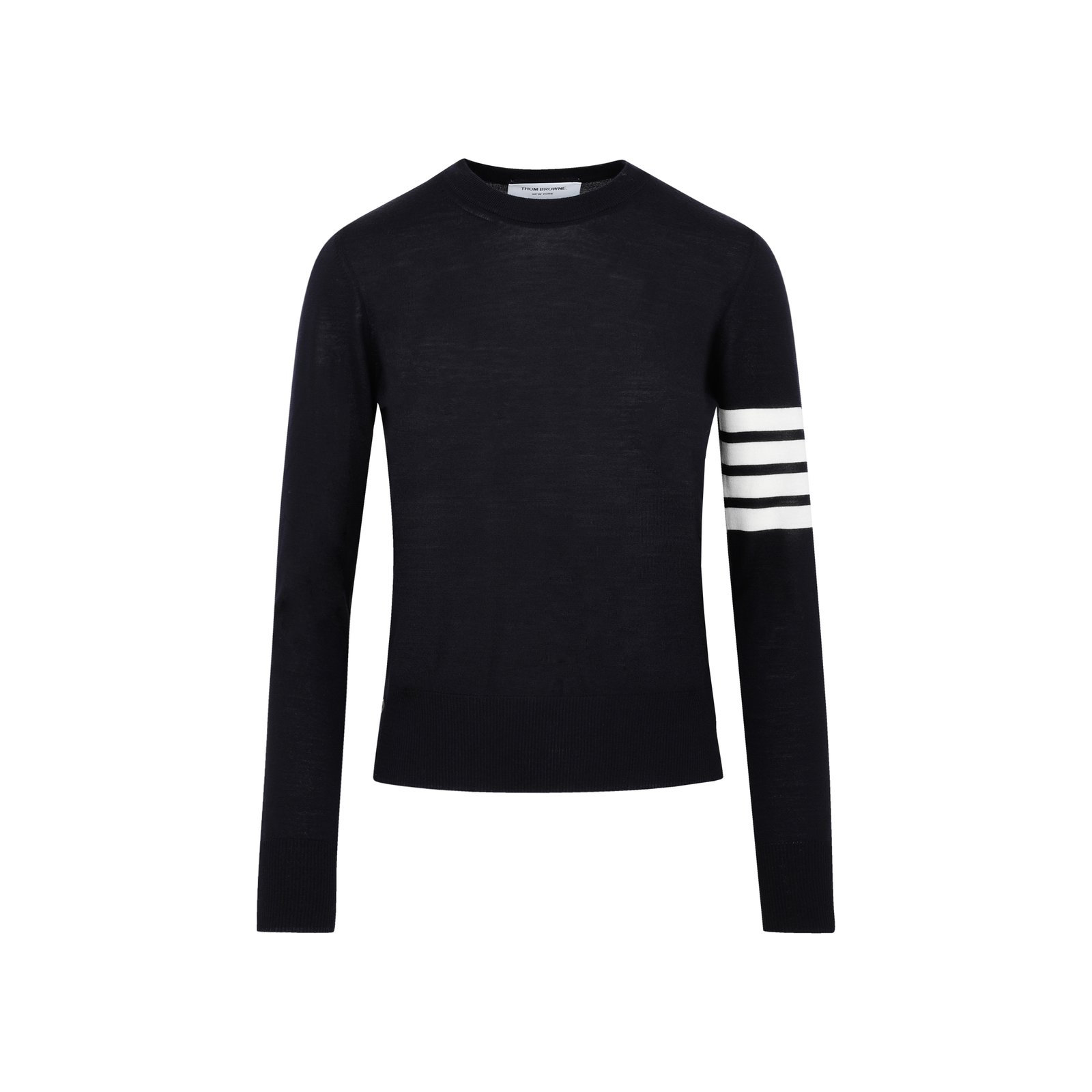 Thom Browne 4-Bar Ribbed Knit Sweater 2 Thom Browne 4-Bar Ribbed Knit Sweater