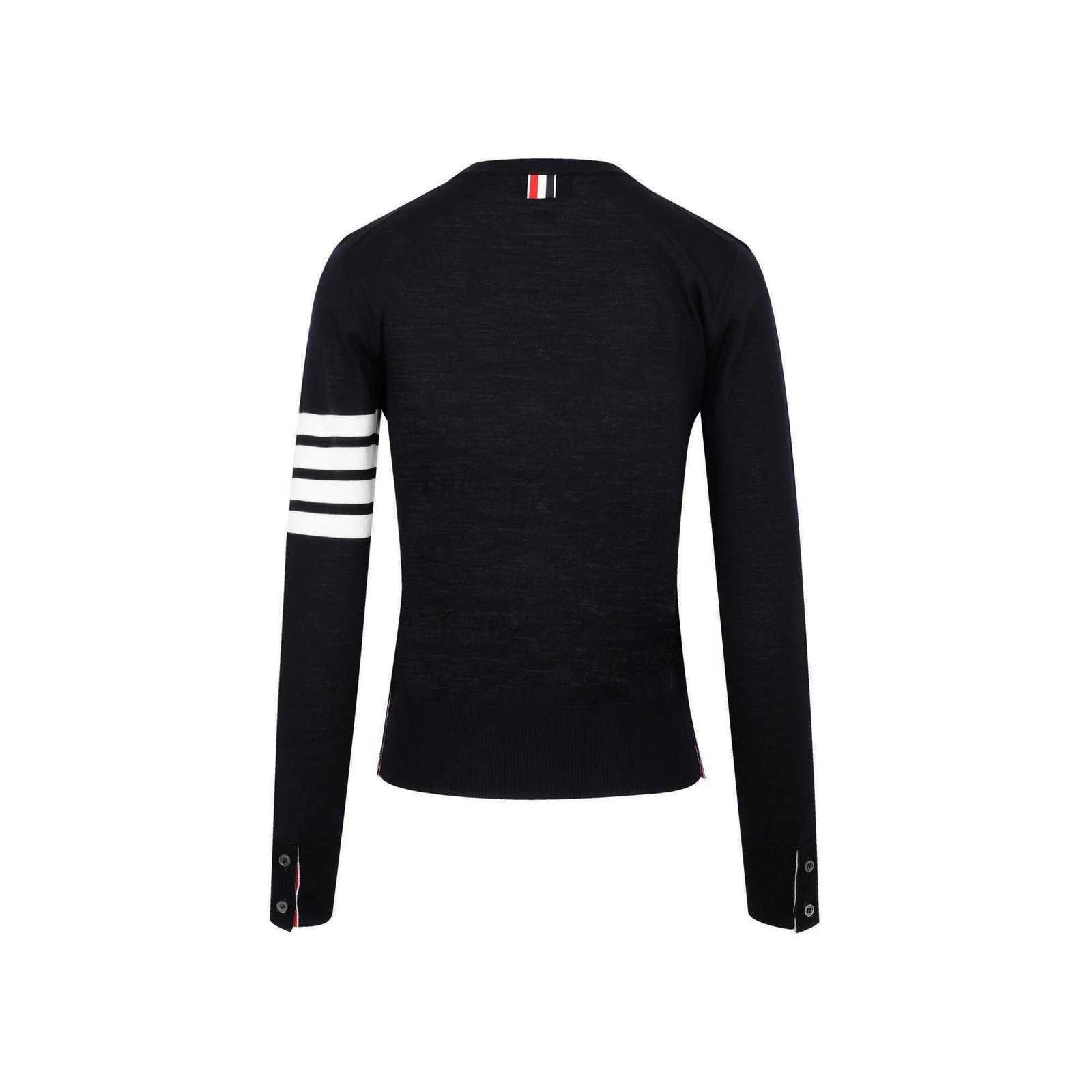 Thom Browne 4-Bar Ribbed Knit Sweater 3 Thom Browne 4-Bar Ribbed Knit Sweater