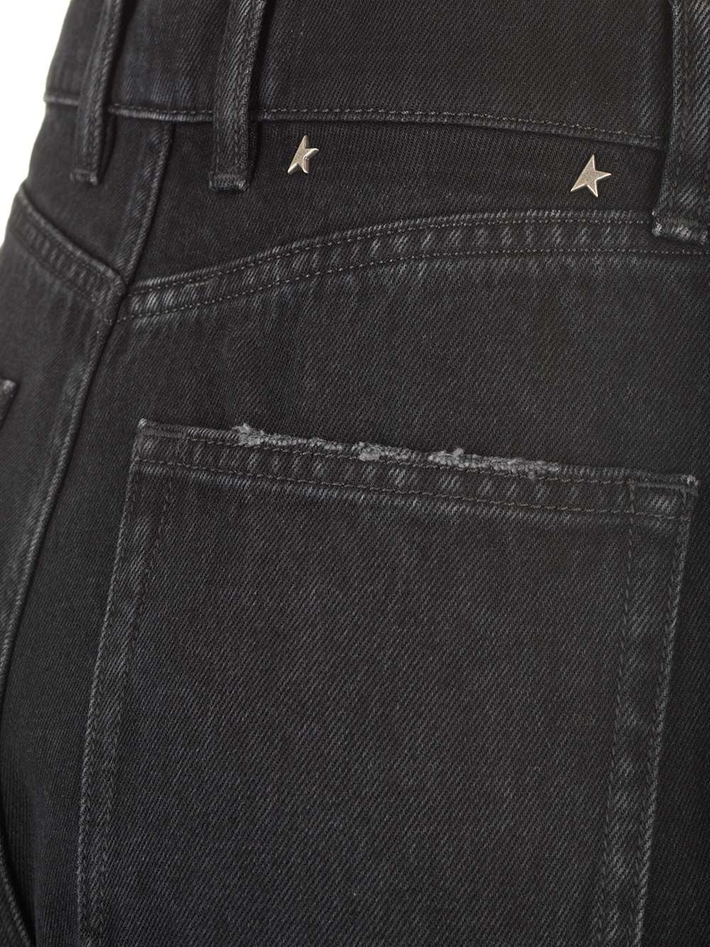 Golden Goose Deluxe Brand Star Embellished Wide Leg Jeans