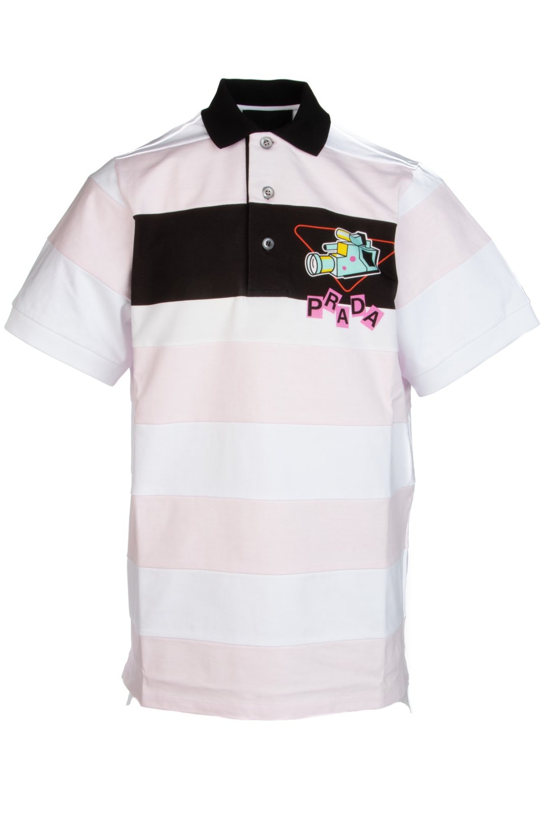 Prada Striped Polo Shirt 2 Prada Striped Polo Shirt