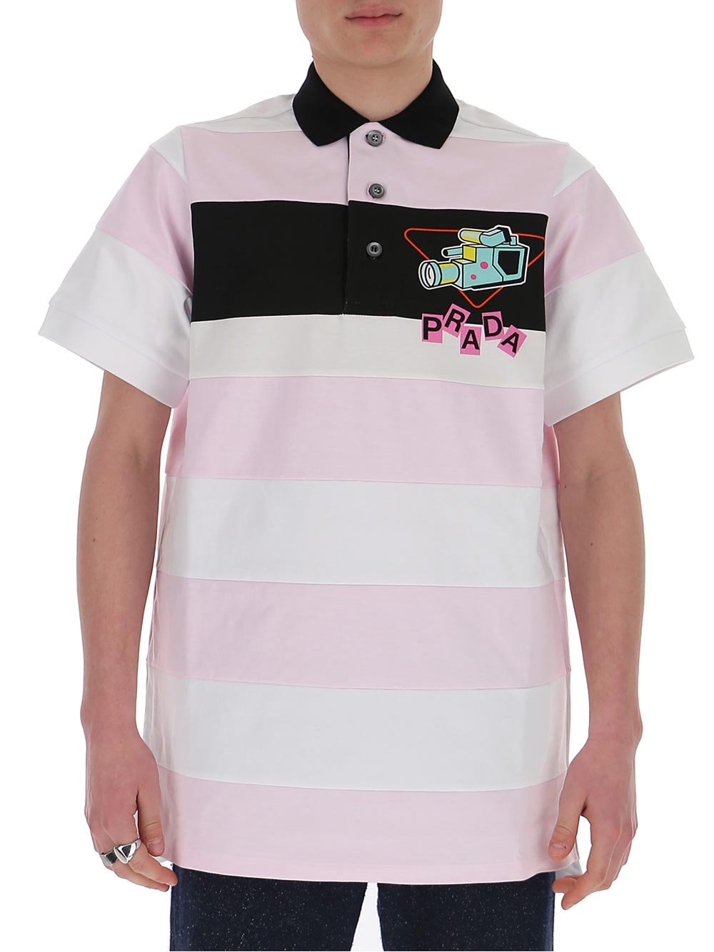 Prada Striped Polo Shirt 4 Prada Striped Polo Shirt