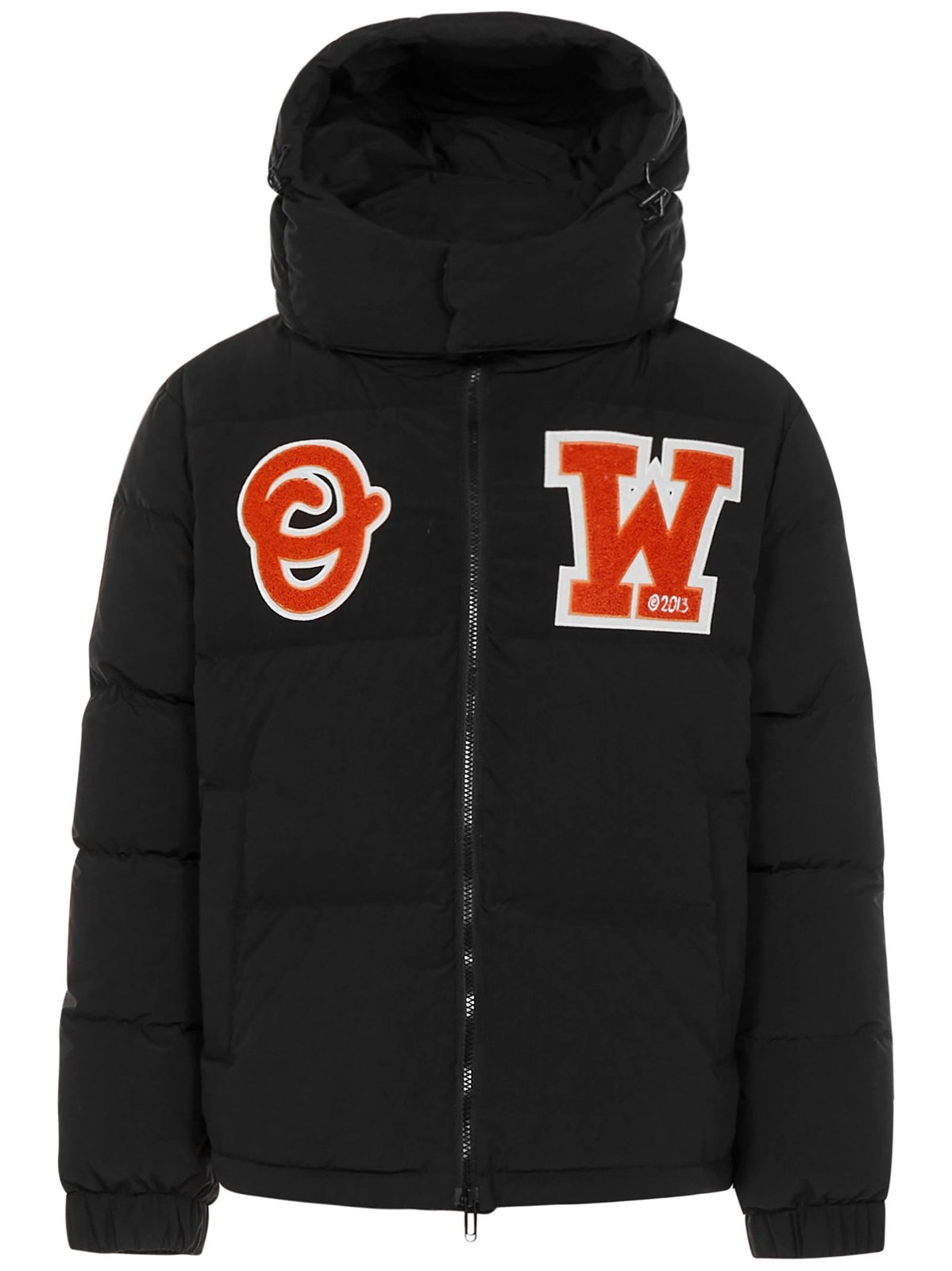 Off-White Zip-Up Long-Sleeved Puffer Coat 2 Off-White Zip-Up Long-Sleeved Puffer Coat