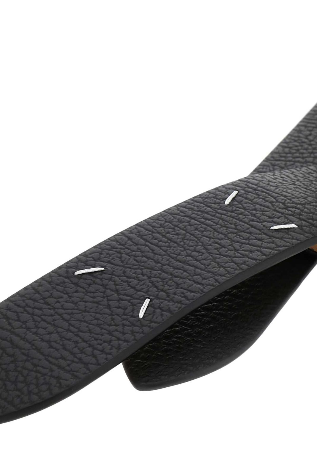 Maison Margiela Four-Stitch Logo Detailed Belt
