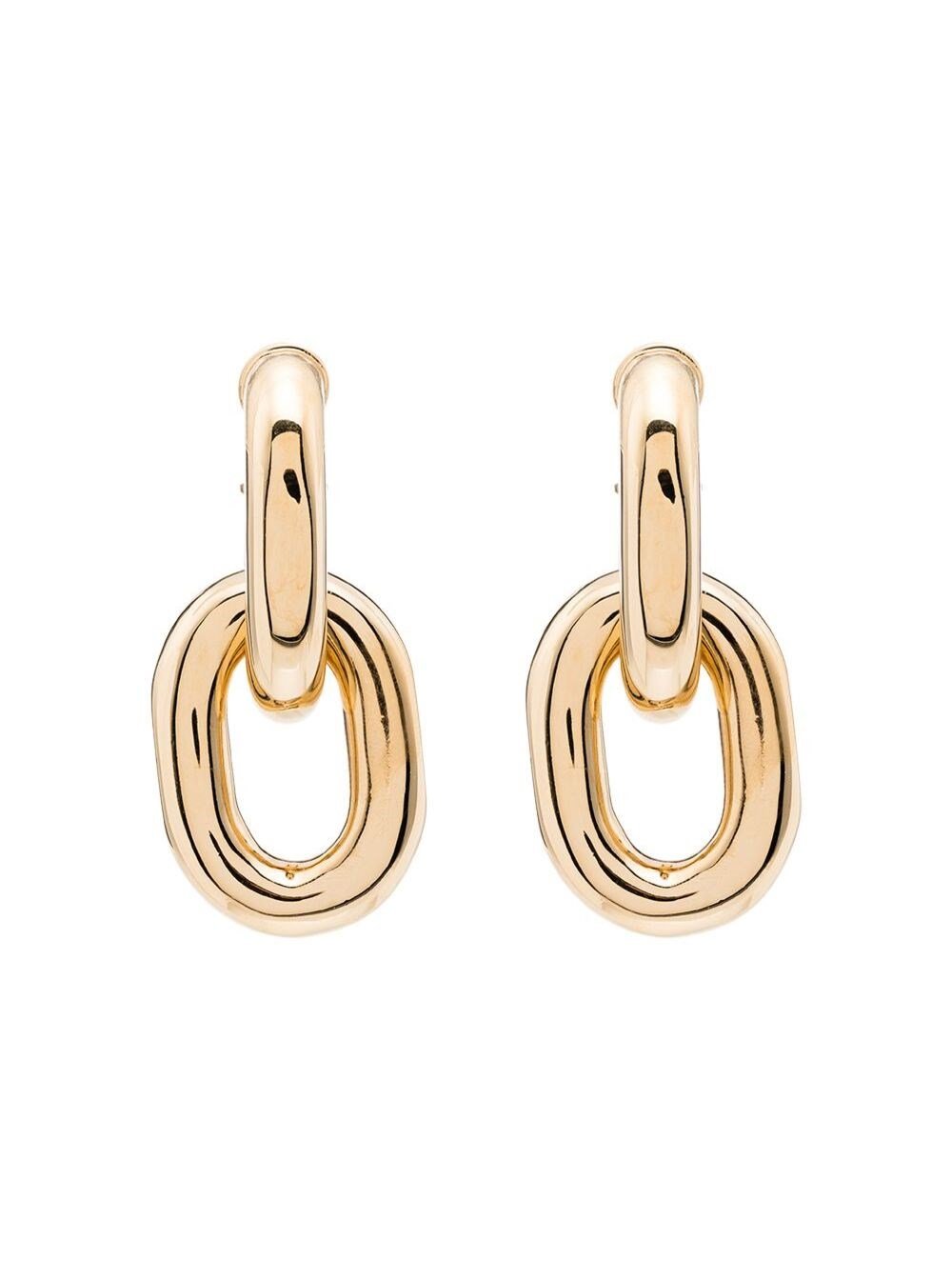 Paco Rabanne Chain Linked Drop Earrings 2 Paco Rabanne Chain Linked Drop Earrings