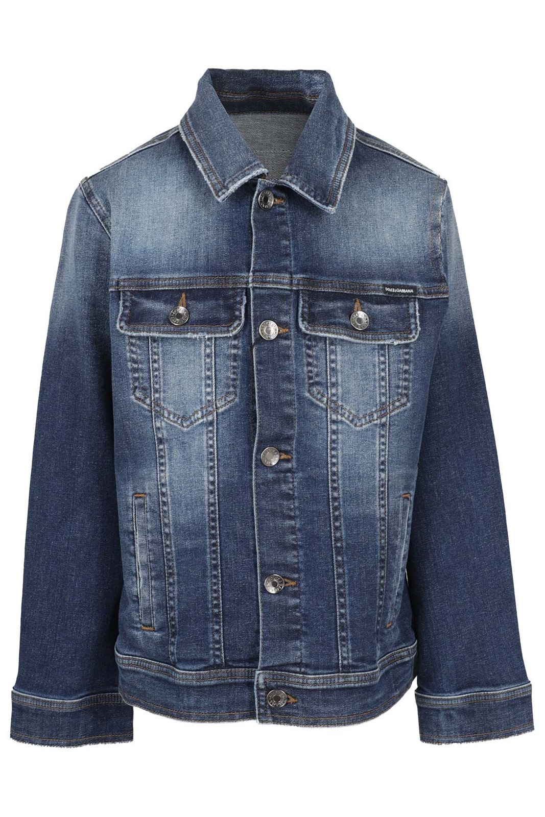 Dolce & Gabbana Kids Buttoned Long-Sleeved Denim Jacket