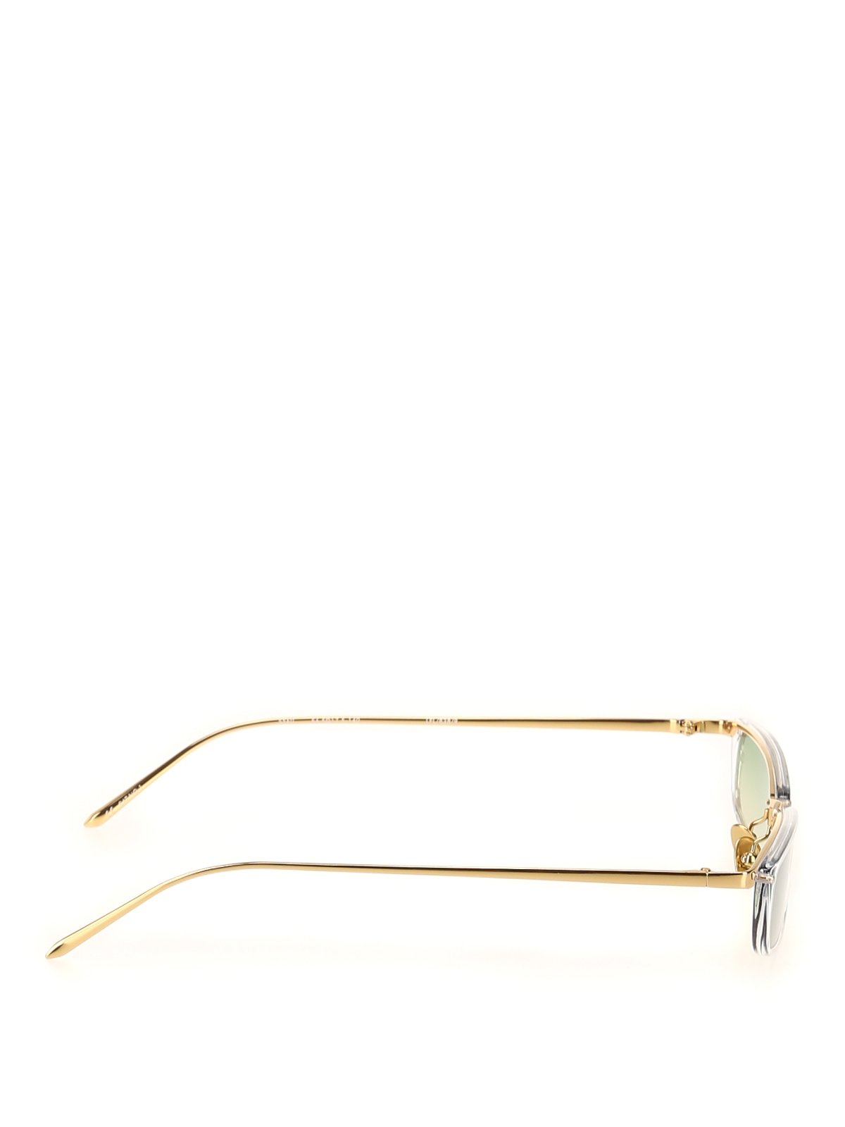Linda Farrow Rectangular Frame Sunglasses