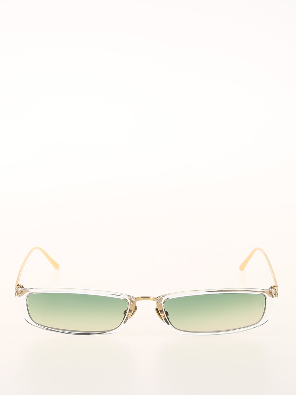 Linda Farrow Rectangular Frame Sunglasses