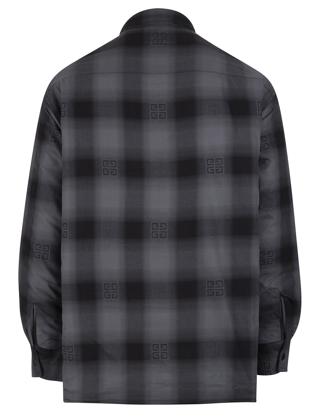Givenchy Checked Collared Long-Sleeved Shirt 3 Givenchy Checked Collared Long-Sleeved Shirt