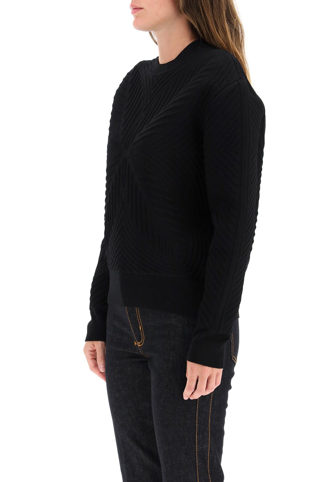 Alexander McQueen Textured Crewneck Sweater