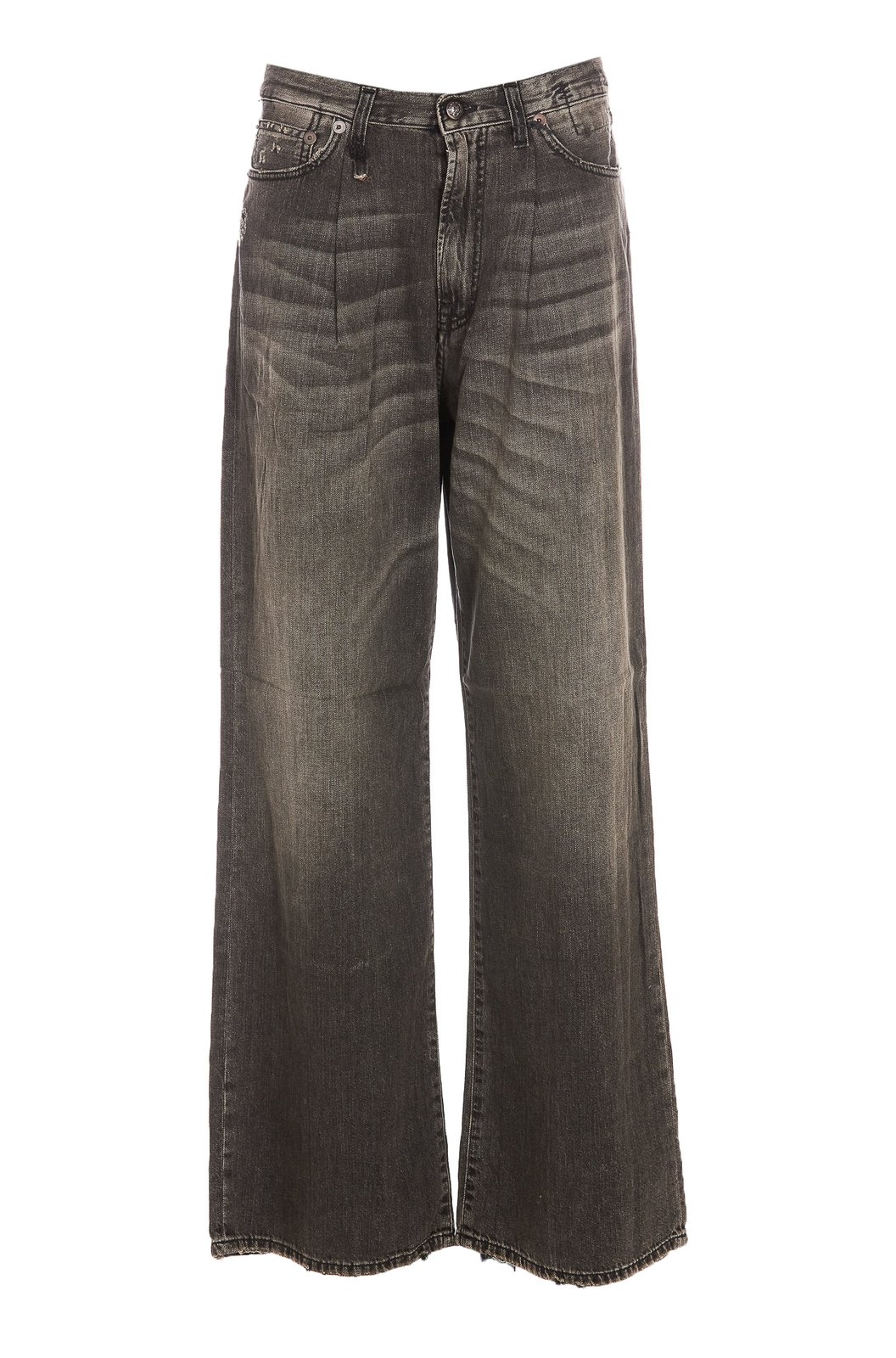R13 Ellery Wide-Leg Pleated Jeans 2 R13 Ellery Wide-Leg Pleated Jeans