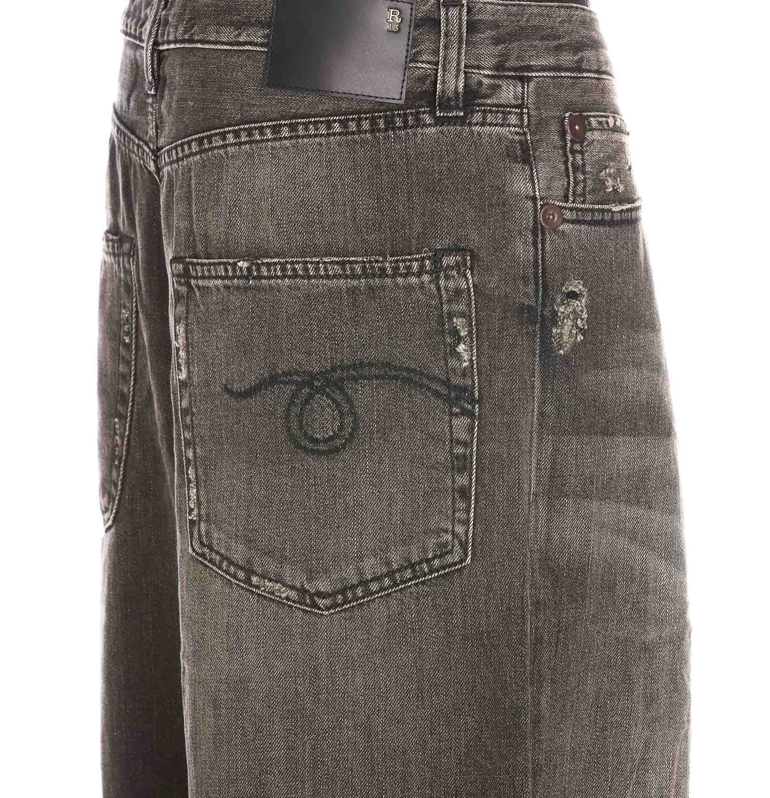 R13 Ellery Wide-Leg Pleated Jeans 4 R13 Ellery Wide-Leg Pleated Jeans