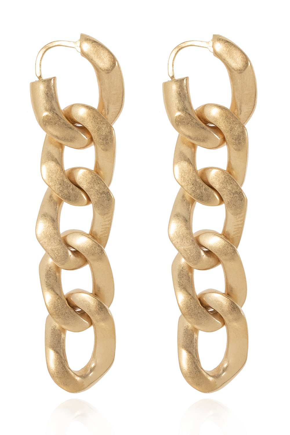 Maison Margiela Curb-Chain Detailed Drop Earrings