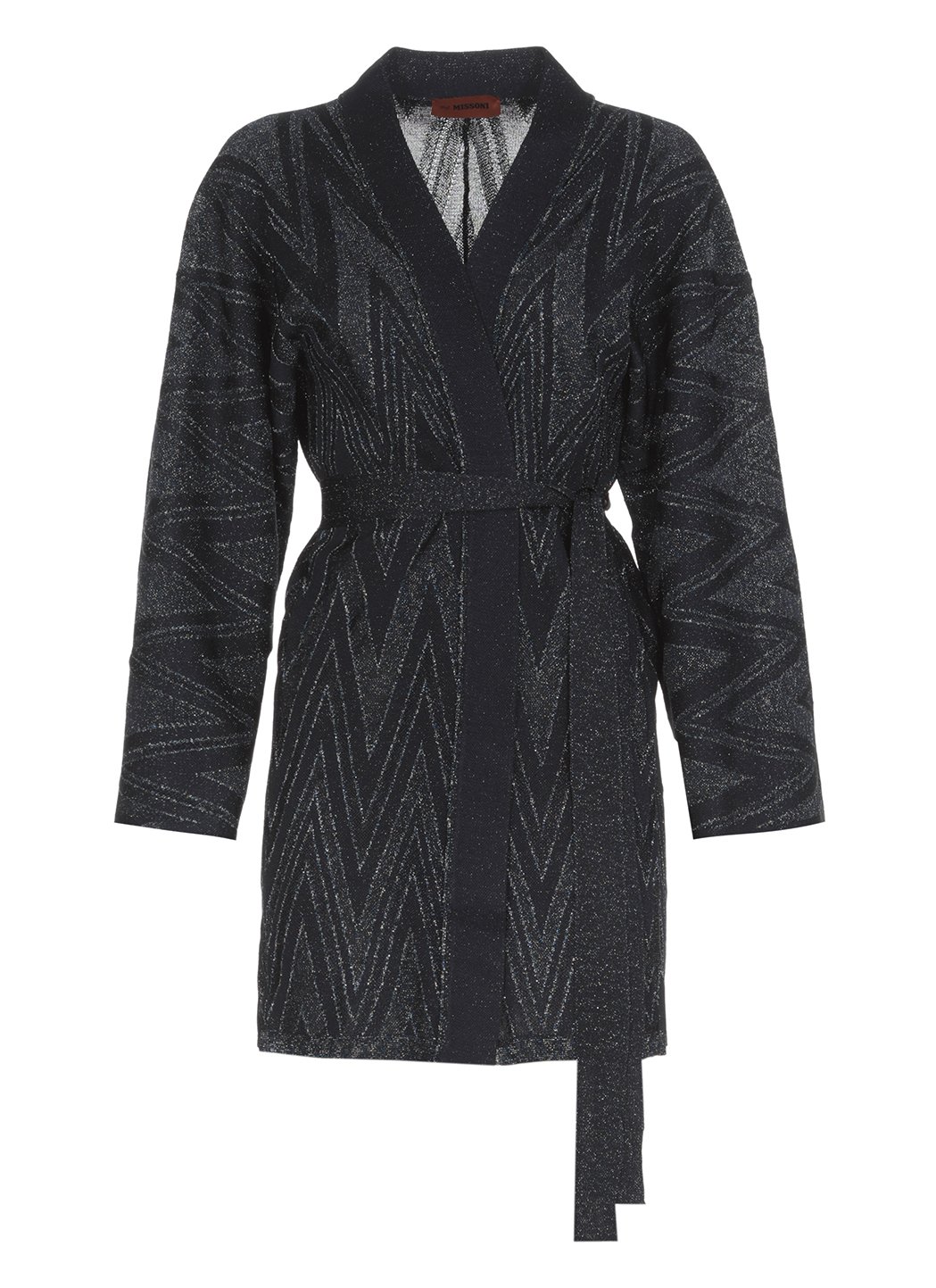 Missoni Zig-Zag Belted V-Neck Jacket