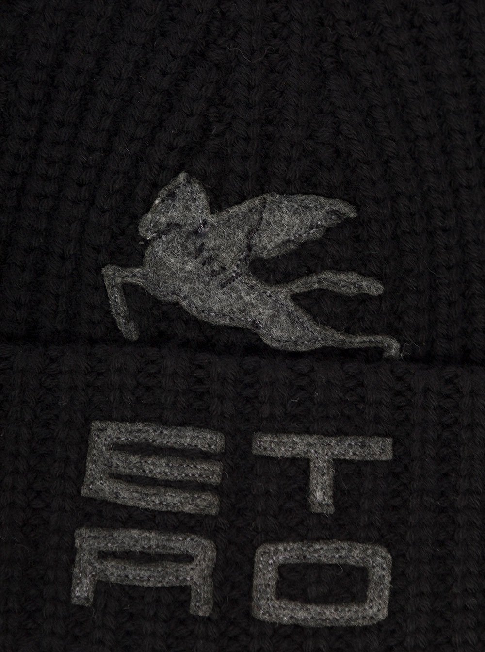 Etro Folded Edge Ribbed-Knit Beanie