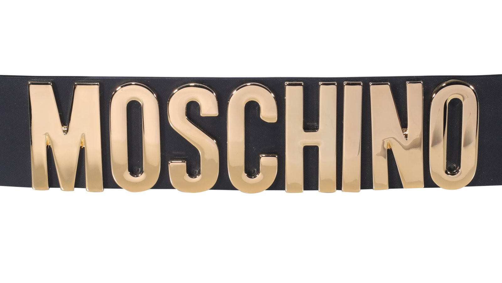 Moschino Logo Lettering Belt