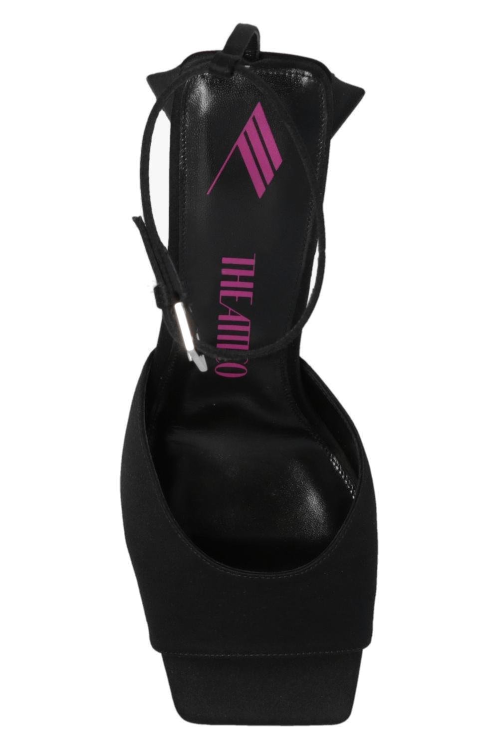 The Attico Piper Square Toe Satin Sandals 1 The Attico Piper Square Toe Satin Sandals