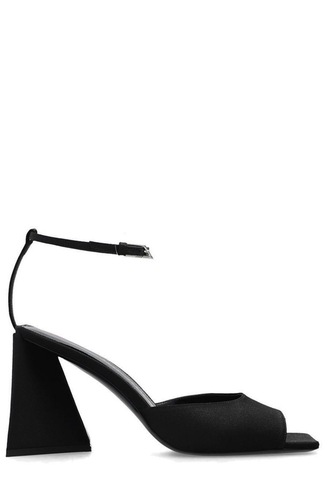 The Attico Piper Square Toe Satin Sandals 2 The Attico Piper Square Toe Satin Sandals