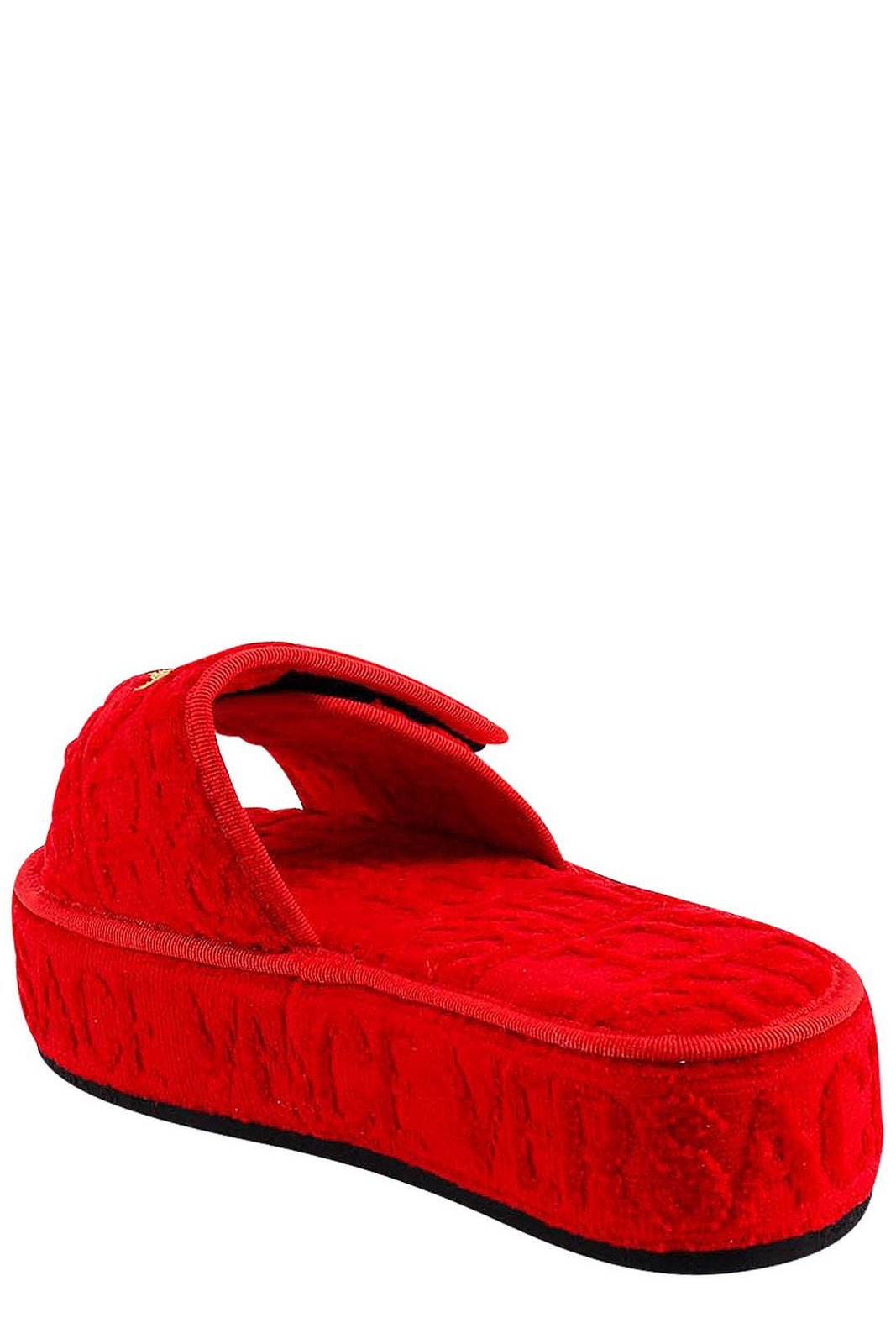 Versace Logo Monogram Platform Slides 4 Versace Logo Monogram Platform Slides