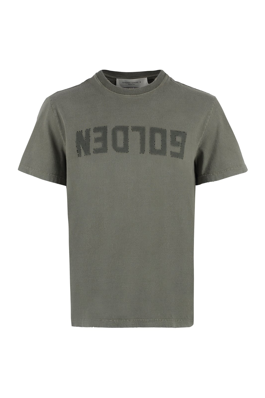 Golden Goose Deluxe Brand Logo Printed Crewneck T-Shirt