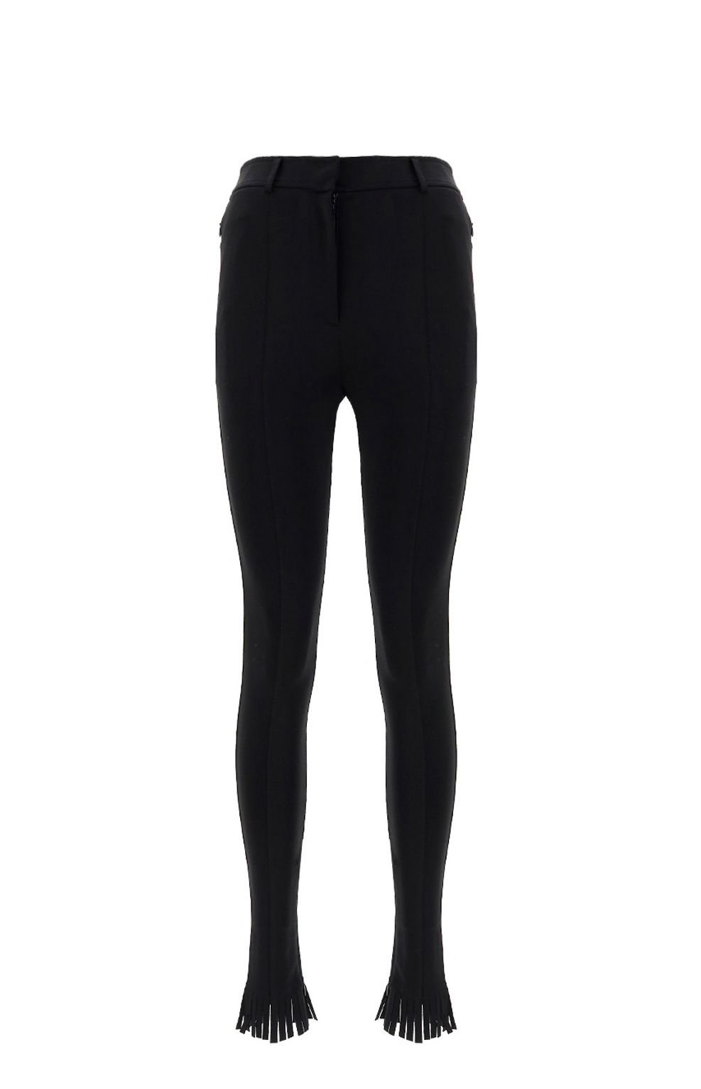 Burberry Fringed Crepe Leggings