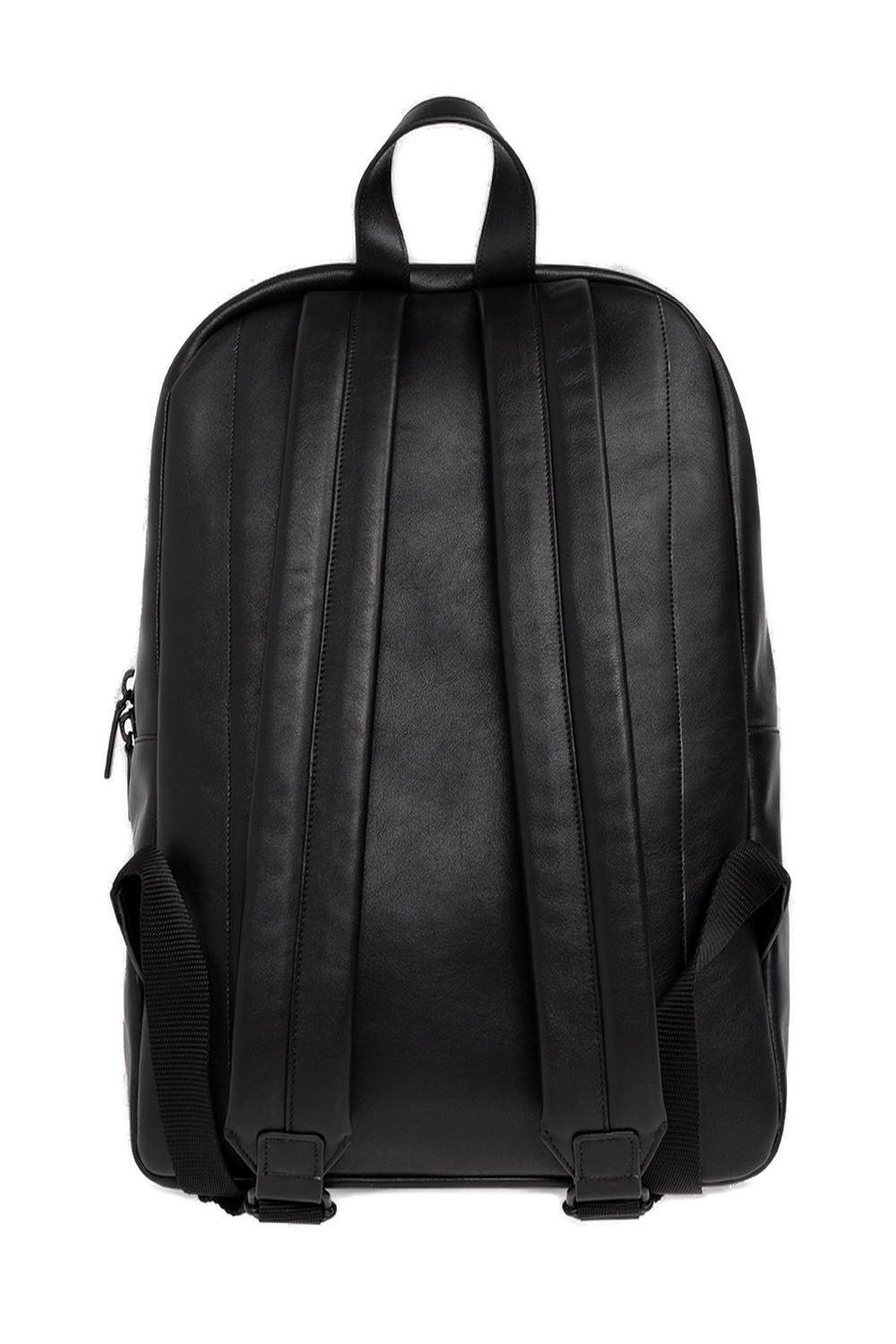Common Projects Logo Embossed Zipped Backpack