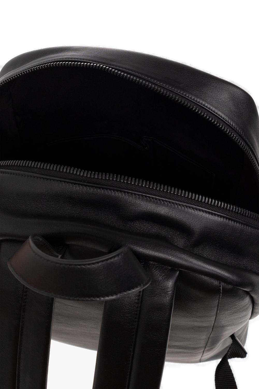 Common Projects Logo Embossed Zipped Backpack